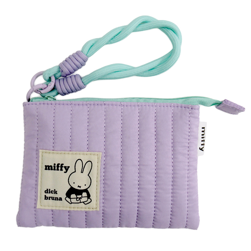 miffy ポップカラーヌビポーチ 横 PU(ミッフィー)